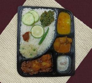 Thali with Pork masala