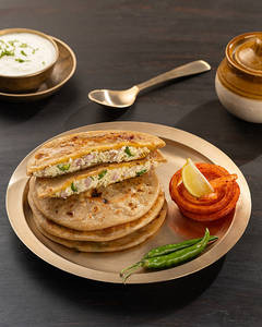 Onion Cheese Paratha