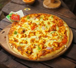 Paneer chesse loaded pizza [7 inches]