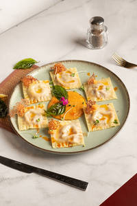 Cottage Cheese Sundried Tomato Zucchini Ravioli