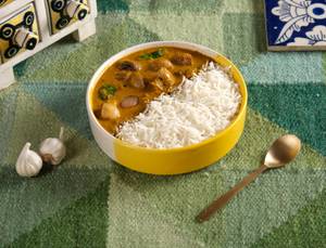 Mushroom Kadai Rice Box