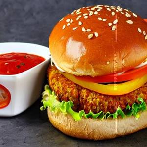 Peri peri veg burger