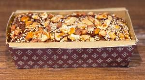 Wheat Jaggery Nut Cake