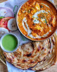 Paneer Butter Masala Lachha Paratha