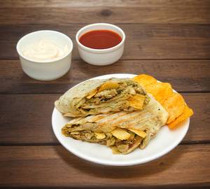Rumali Shawarma In Orange Lays