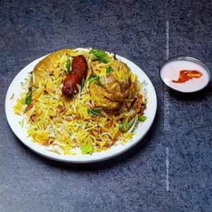 Egg Bhurji Biryani