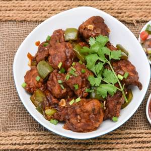 Veg Chilli Chicken Dry[Serves 1]