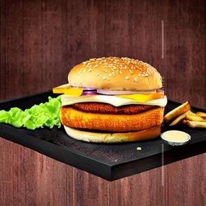 Grill Cheese Paneer Tikky Burger