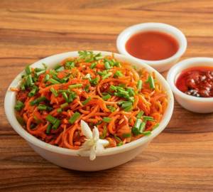 Veg Schezwan Triple Noodles