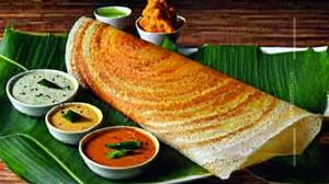 Onion masala dosa