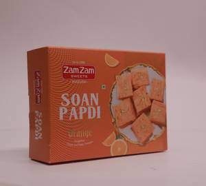 Soan Papdi Orange [250 Grams]