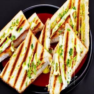 Cheese Mayonnaise Toast Grilled Sandwich