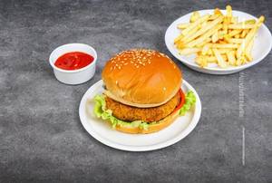 Masala chicken burger