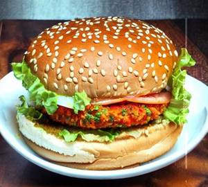 Spicy Schezwan Veg Burger