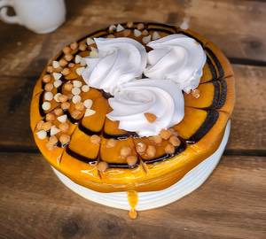 Butterscotch Eggless Cake