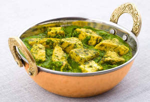 Jain Palak Paneer