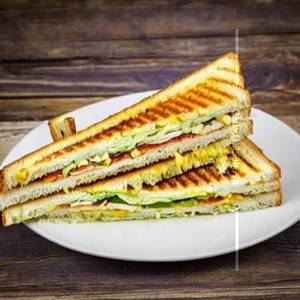 Cheese slice sandwich