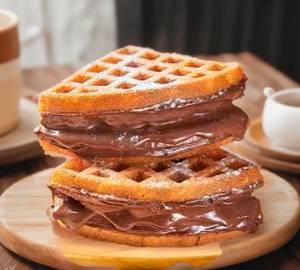 Chocolate Overloaded Milk Waffle