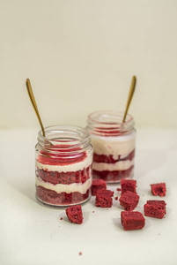 Red Velvet Cake Jar