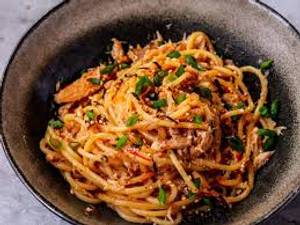 Crab Meat Schezwan Noodles