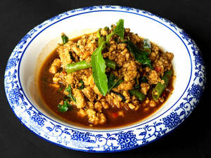 Spicy Thai Basil Prawns