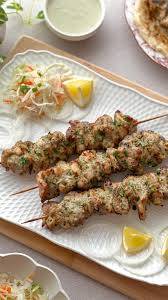Cheese Onion Rosemary Malai Tikka Chicken