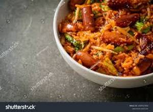 Squid Schezwan Rice