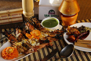 Stuffed Grilled Prawns