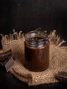 Belgian Dark Chocolate Sauce.