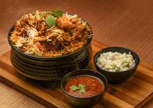 Hyderabadi Chicken Dum Biryani