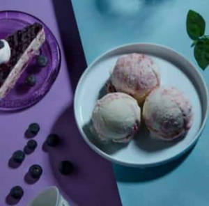 Blueberry Cheesecake Ice Cream