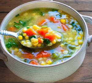 Sweet corn soup