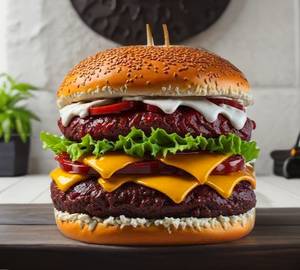 Hide out special burger