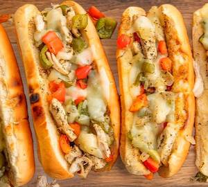 Chicken cheese sub sandwich