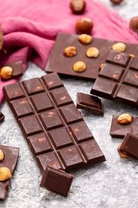 Keto Hazelnut Dark chocolate Bar 60% Keto friendly(55gm)