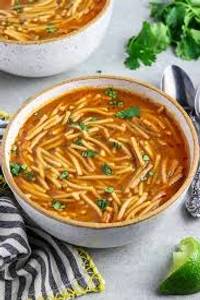 Mongolian Spanish Noodle Soup Veg