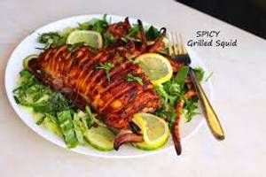Squid Tandoori Seafood