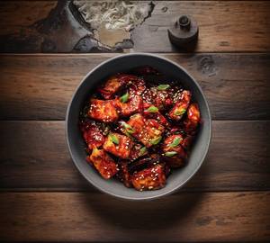 Crispy chilli paneer dry (8pcs.)