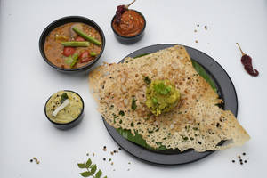 Onion Rava Masala Dosa