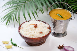 Dal Fry And Ghee Rice