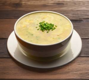 Veg sweet corn soup 