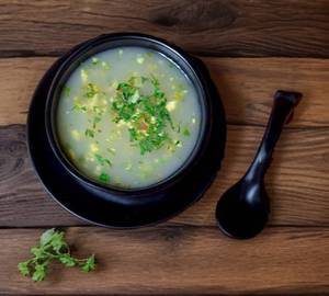 Veg lemon coriander soup 