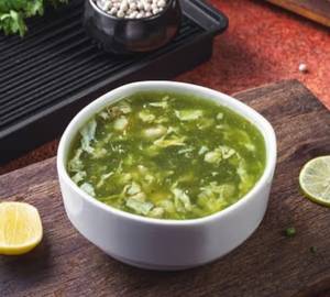Chicken lemon coriander soup 