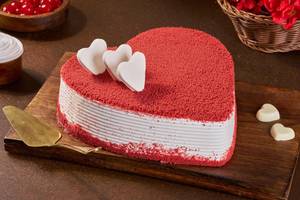 Valentine's Heart Red Velvet Cake