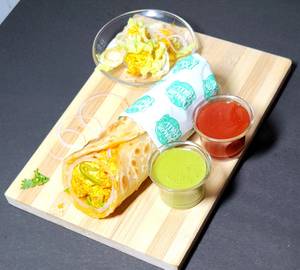 Paneer tikka kathi roll