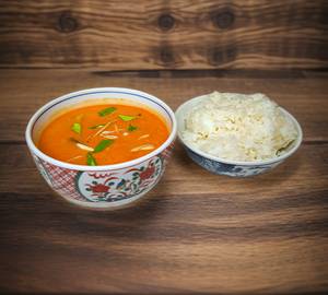 Chicken Red Curry With Sticky Rice