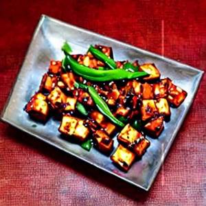 Spicy chilli paneer dry