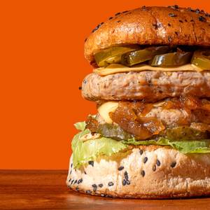 Double Cheese Grilled Burger