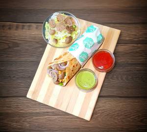 Mutton kebab roll