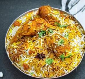 Chicken biryani                                                                  